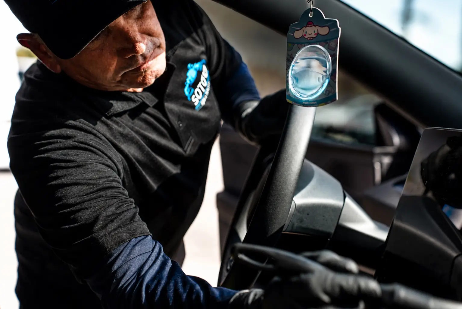Mobile detailing company in Orlando, FL · faq section Mobile detailing company in Orlando, FL · interior surfaces cleaned around the mirror and dash